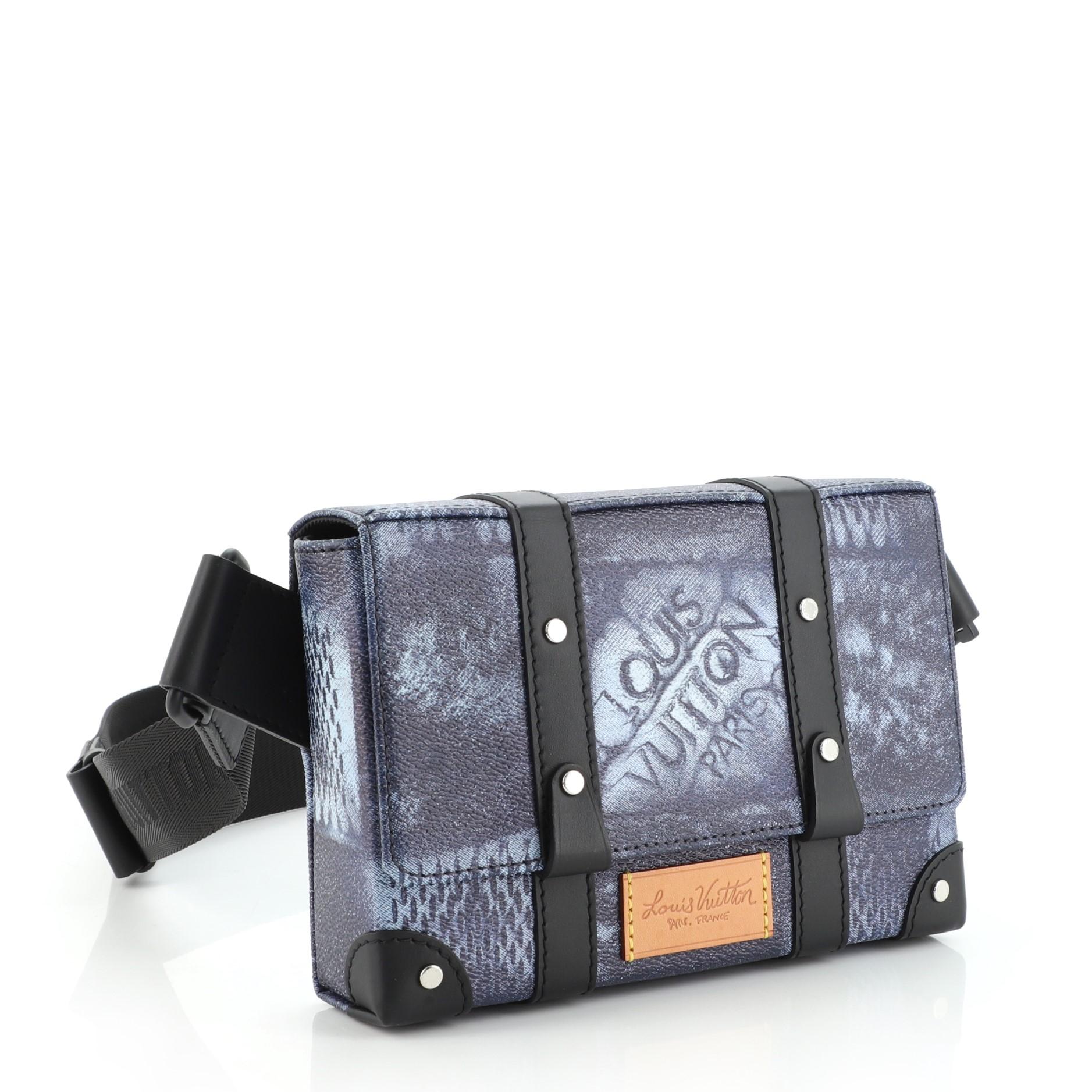 Louis Vuitton Trunk Sling Bag Damier Salz Canvas (Schwarz)