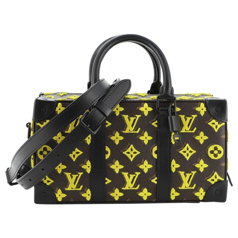 Louis Vuitton Trunk Speedy Bag Monogram Tuffetage Canvas