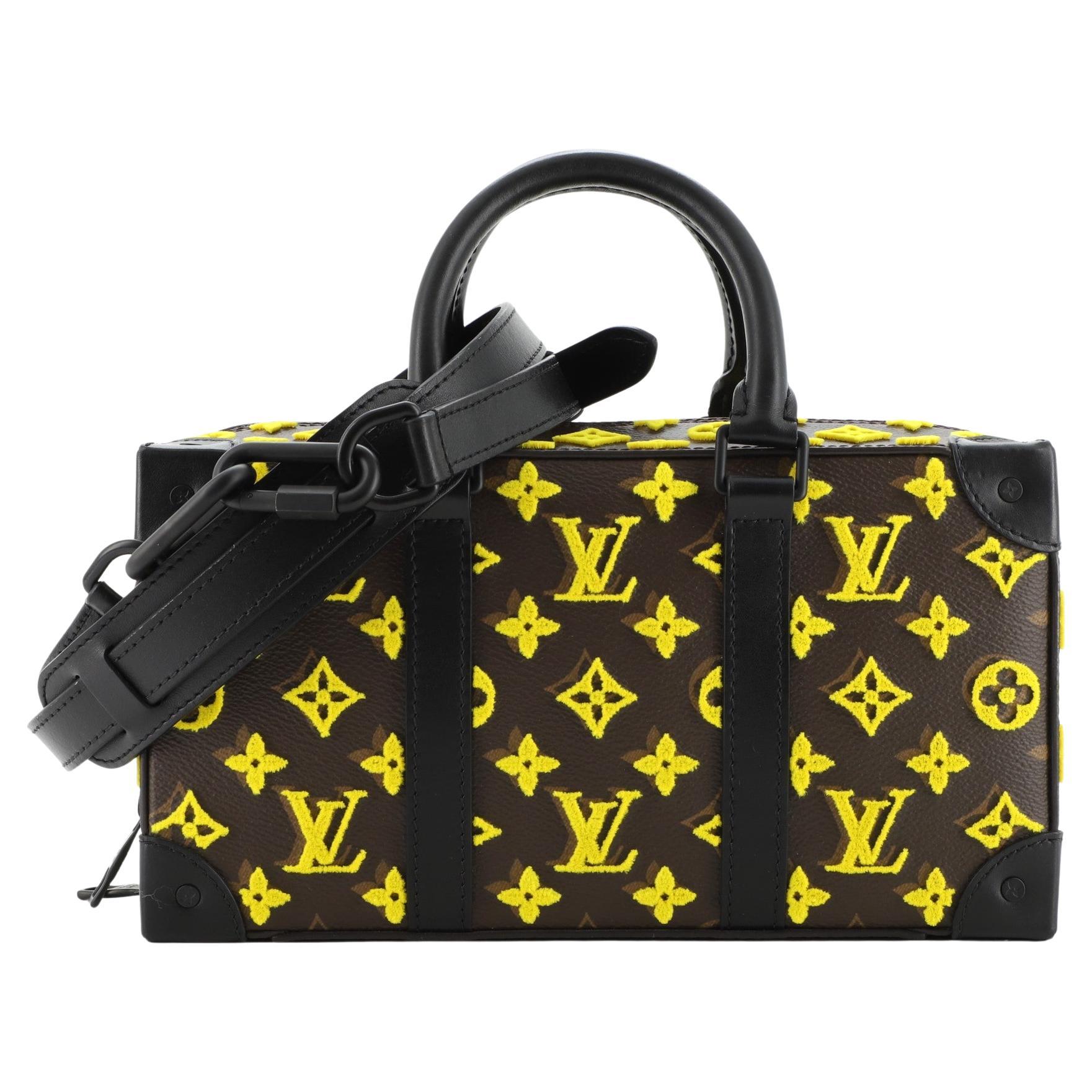 Louis Vuitton Trunk Speedy Bag Monogram Tuffetage Canvas