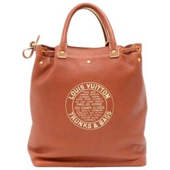 Louis Vuitton Trunks & Bags Brown Tobago Leather Shoe Tote Bag