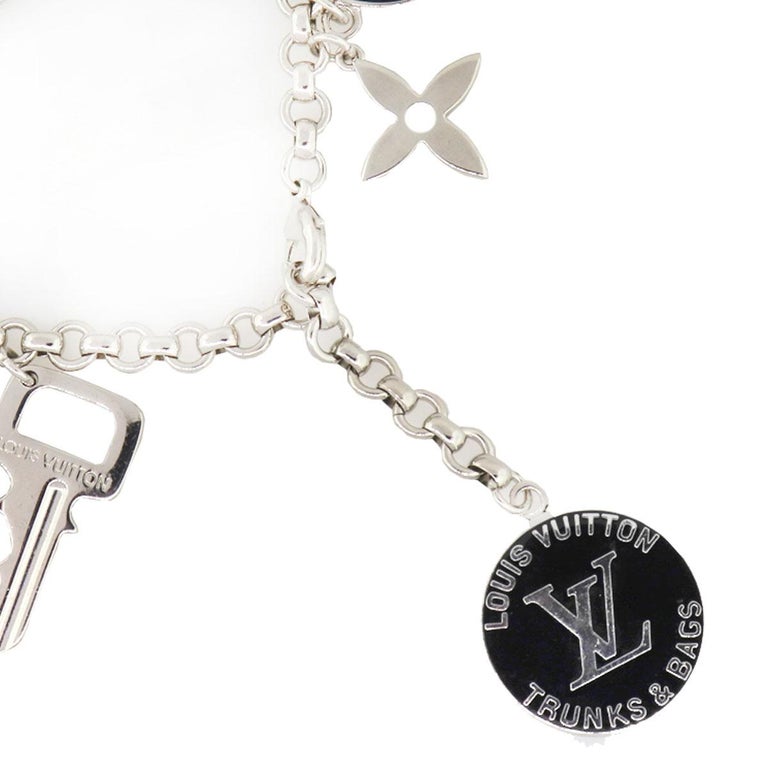 Louis Vuitton Trunks & Bags Charm Bracelet - Silver-Tone Metal
