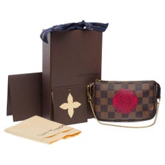 Borsa a tracolla Louis Vuitton "Trunks & Bags" in tela marrone, GHW