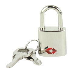Louis Vuitton TSA De Voyage Padlock Silver 826lv80