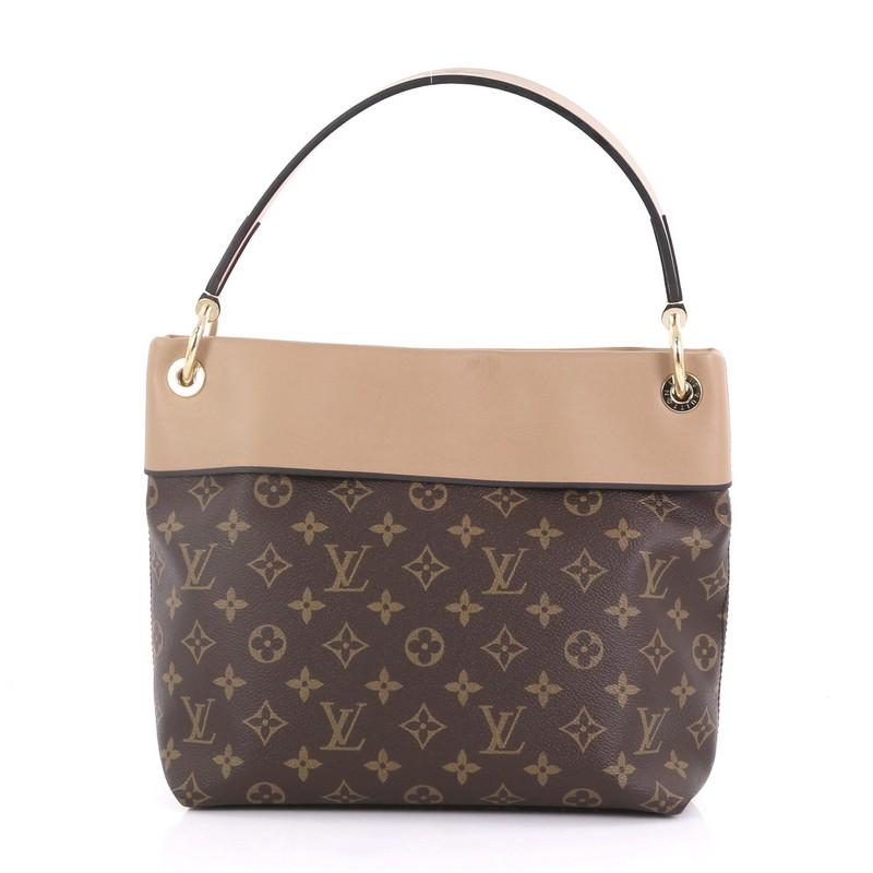 Louis Vuitton Tuileries Besace Bag Monogram Canvas with Leather In Excellent Condition In NY, NY