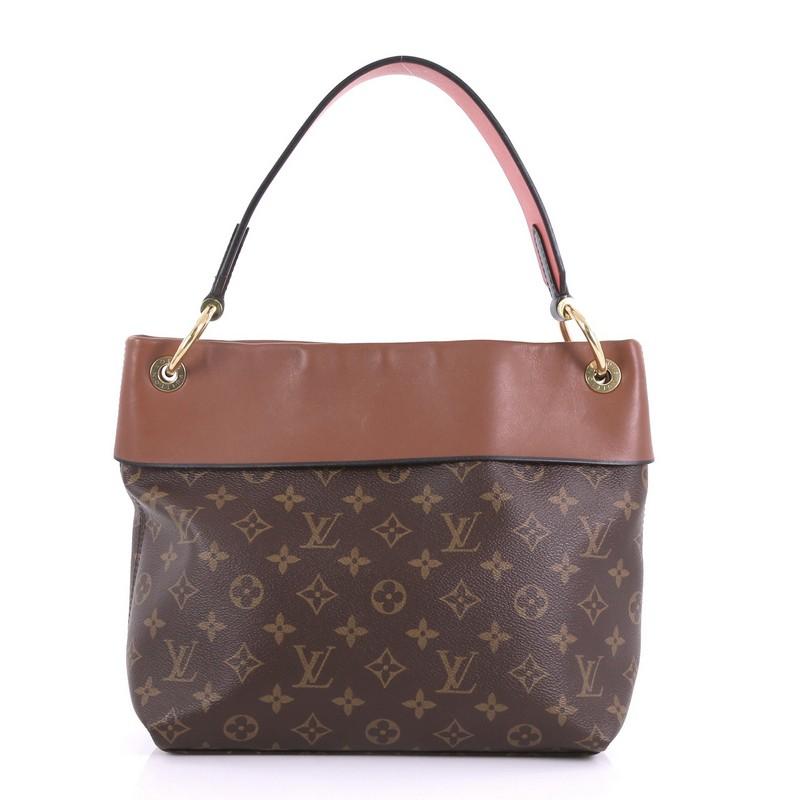 Louis Vuitton Tuileries Besace Bag Monogram Canvas with Leather In Good Condition In NY, NY