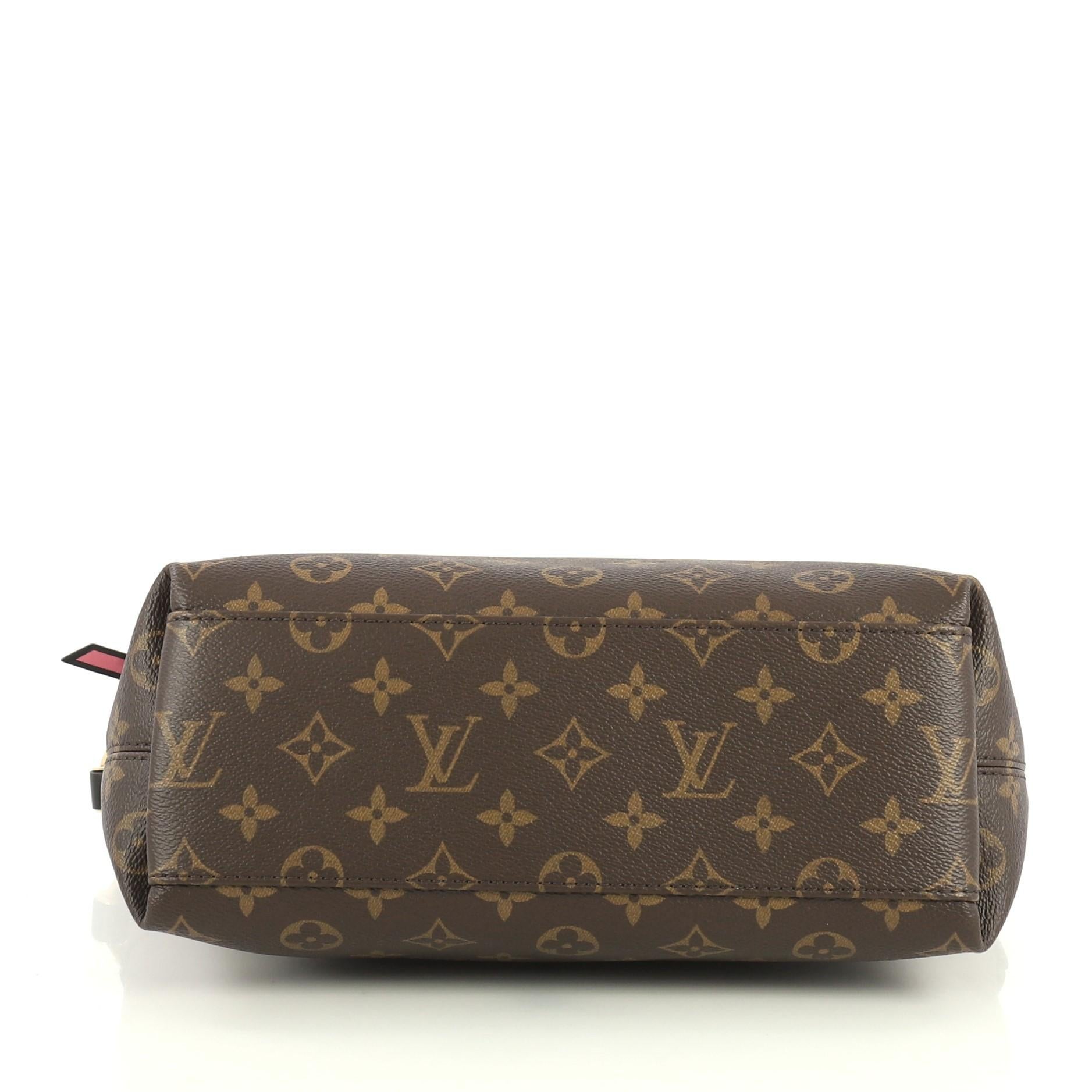 Louis Vuitton Tuileries Besace Bag Monogram Canvas With Leather In Good Condition In NY, NY