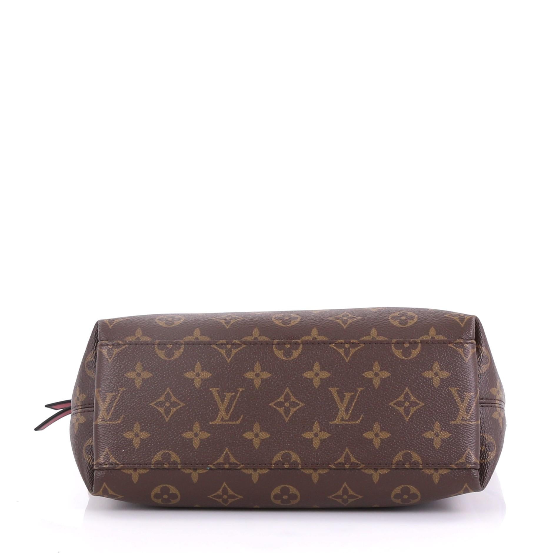 Women's Louis Vuitton Tuileries Besace Bag Monogram Canvas with Leather