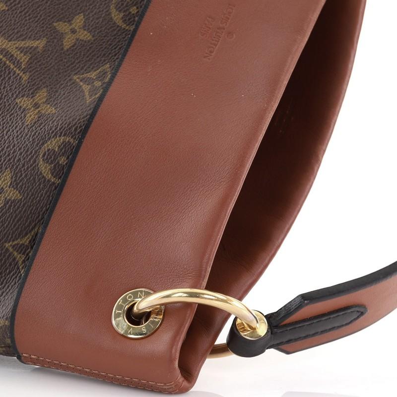 Louis Vuitton Tuileries Besace Bag Monogram Canvas with Leather In Good Condition In NY, NY