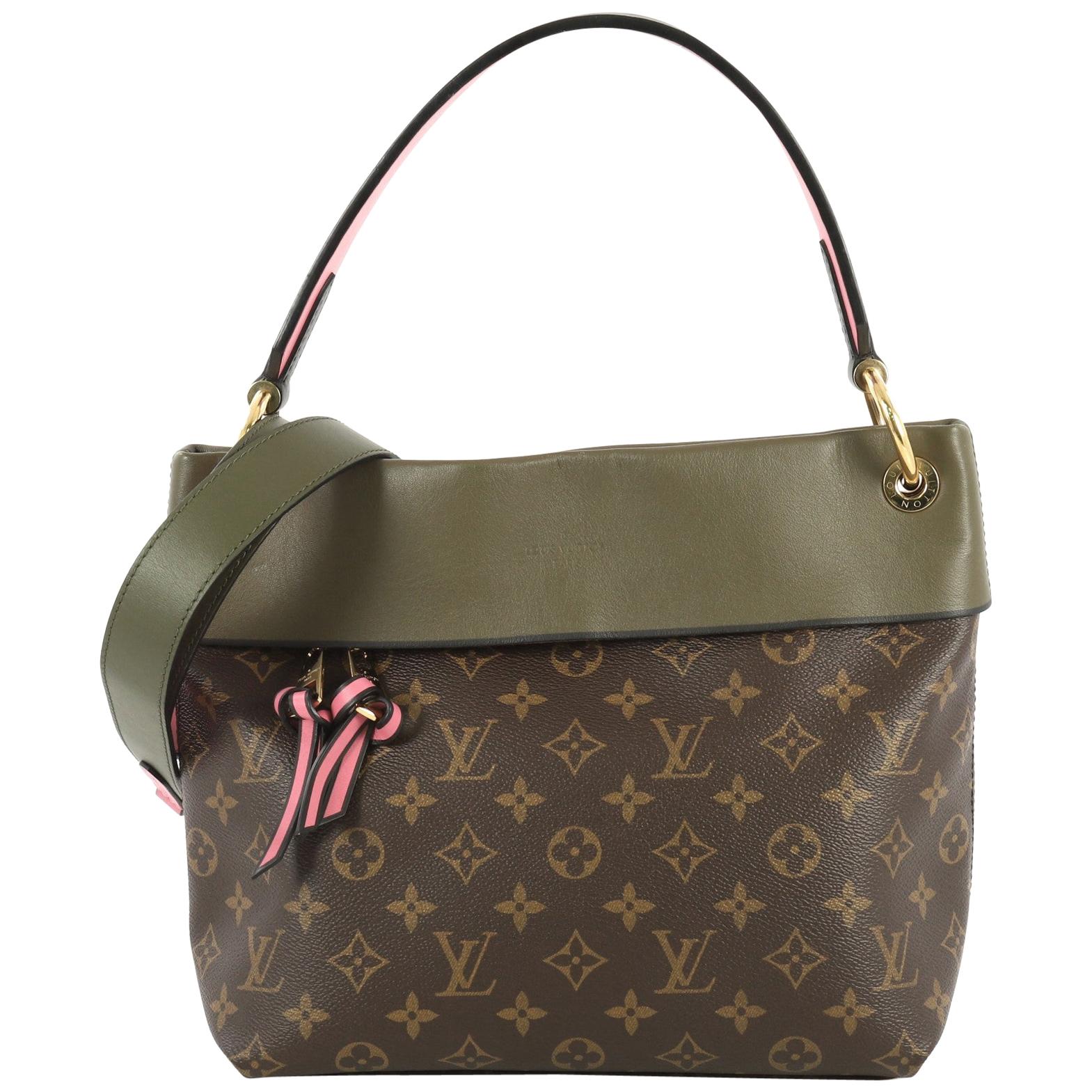 Louis Vuitton Tuileries Besace Bag Monogram Canvas With Leather 
