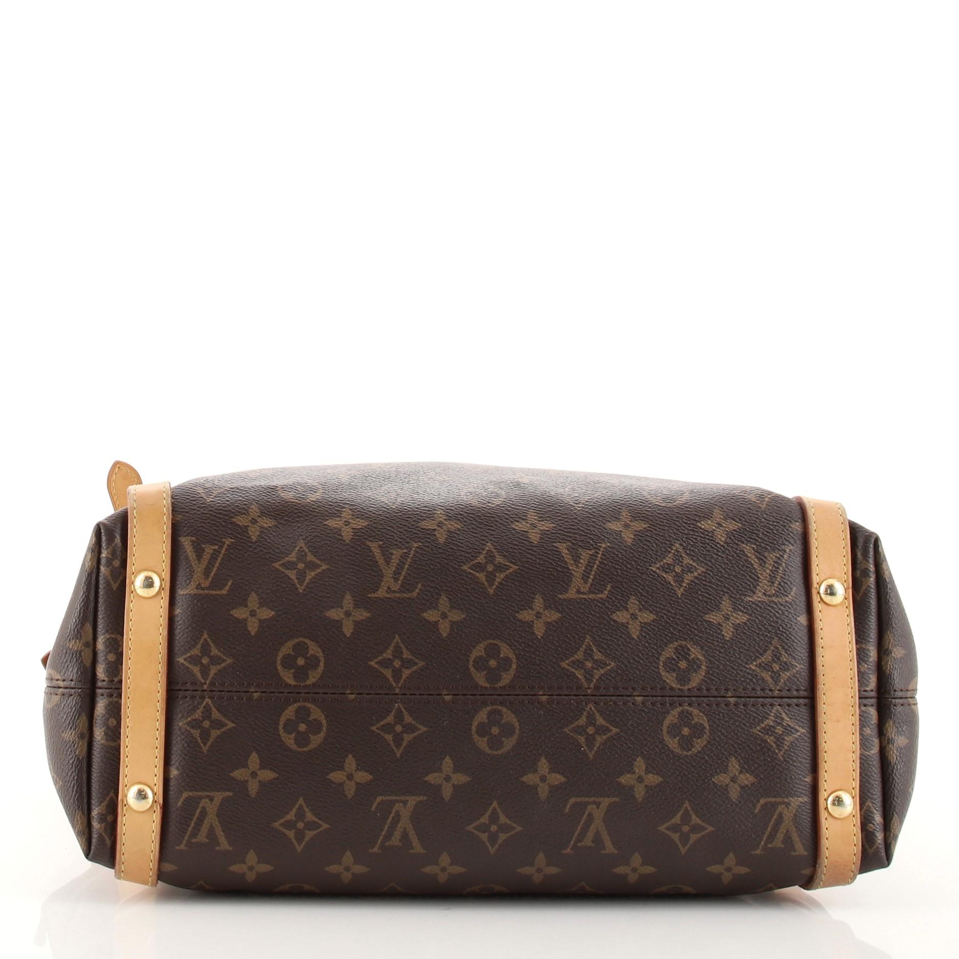 Brown Louis Vuitton Tuileries Handbag Monogram Canvas