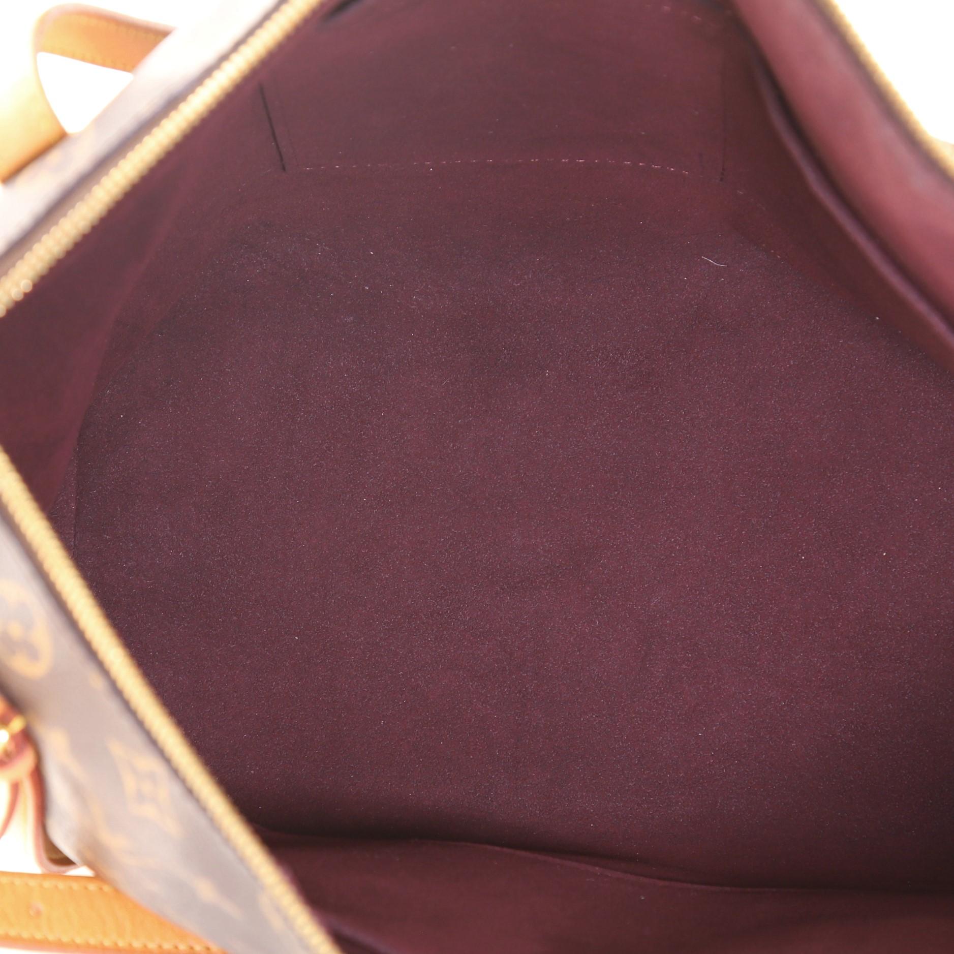 Louis Vuitton Tuileries Handbag Monogram Canvas In Good Condition In NY, NY