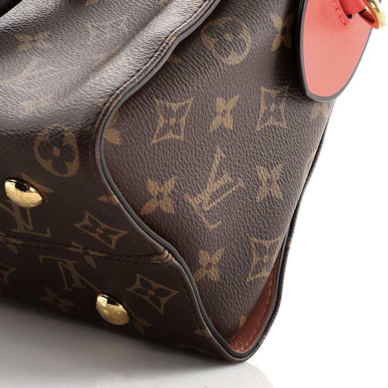 Louis Vuitton Tuileries Handbag Monogram Canvas with Leather 1