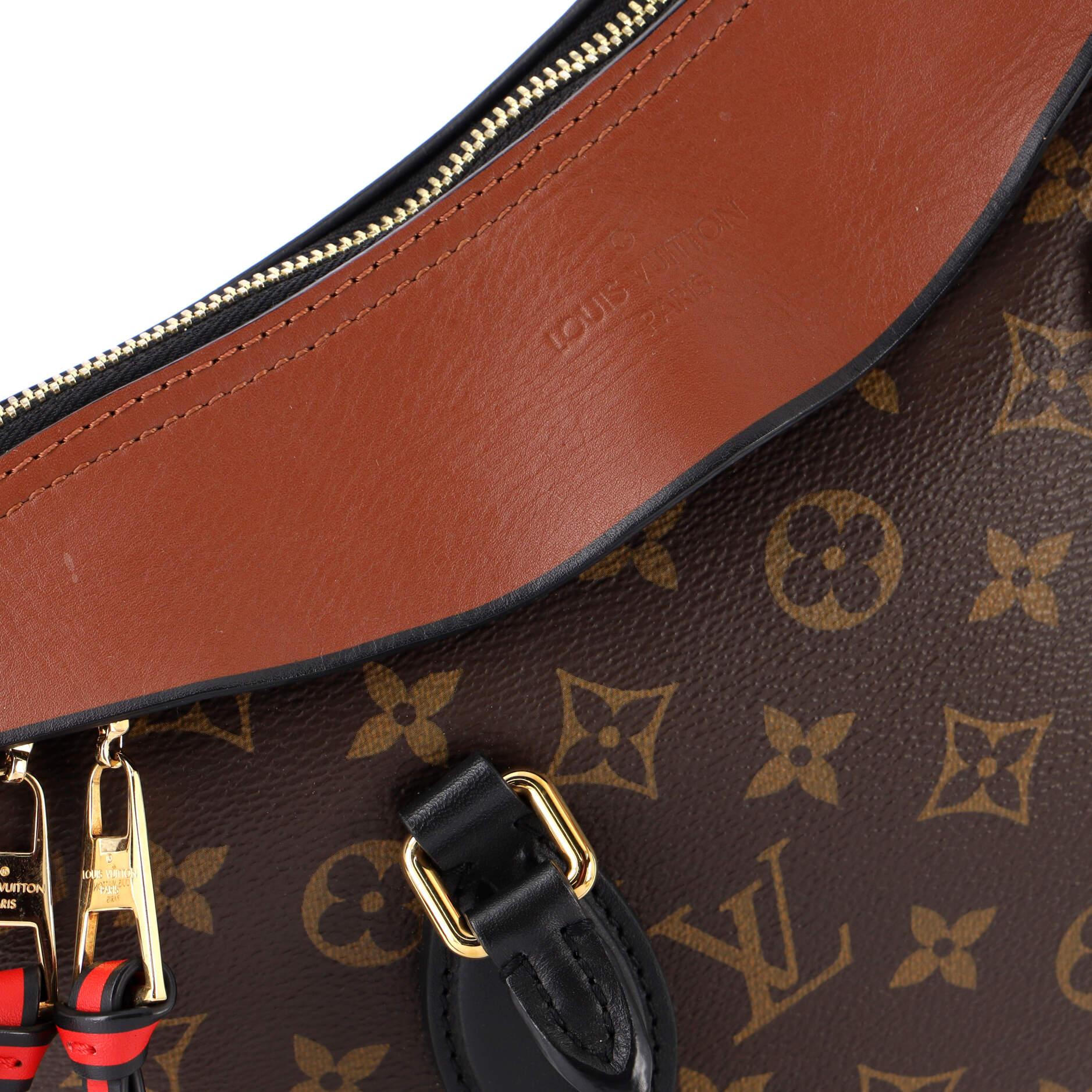 Louis Vuitton Tuileries Handbag Monogram Canvas with Leather 3