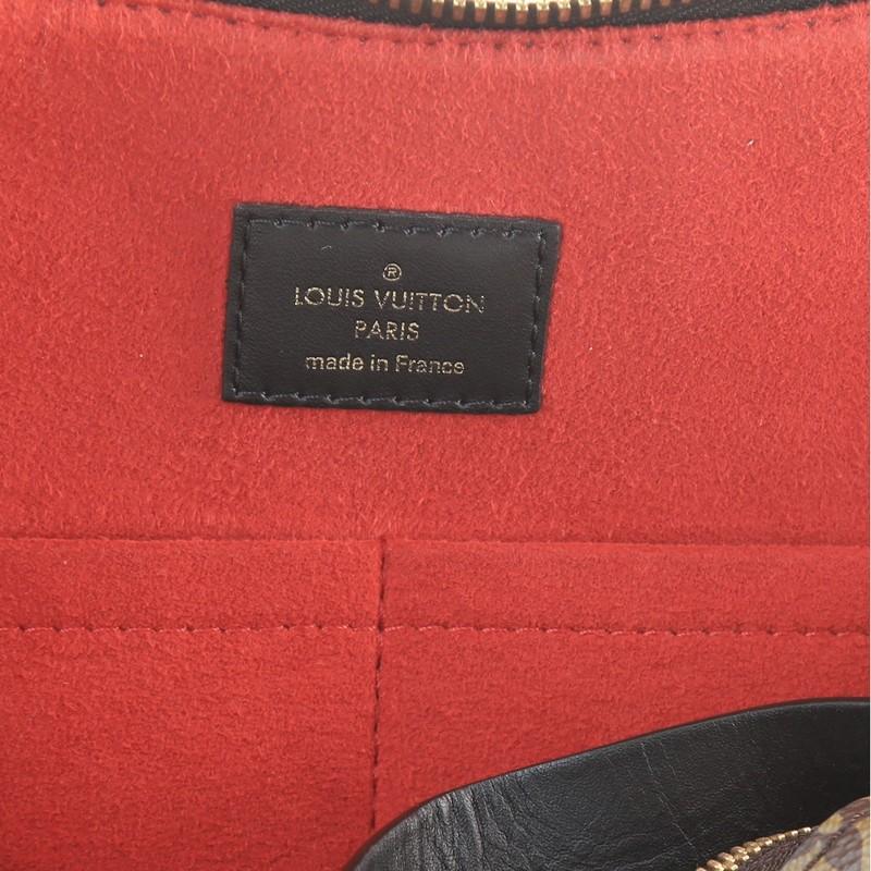 Louis Vuitton Tuileries Handbag Monogram Canvas with Leather 3