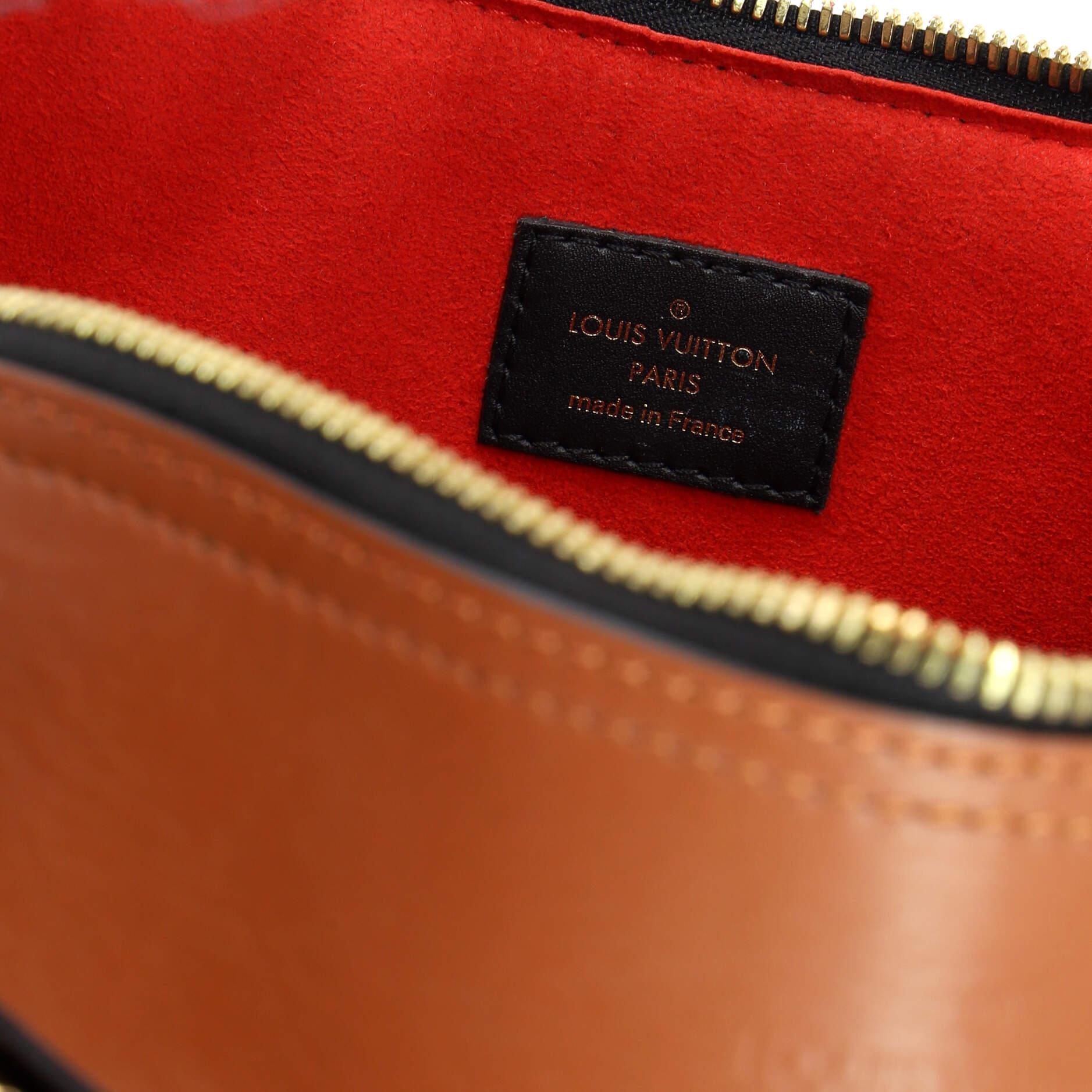 Louis Vuitton Tuileries Handbag Monogram Canvas with Leather 5