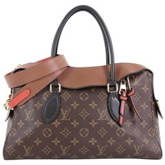 Louis Vuitton Tuileries Handbag Monogram Canvas with Leather