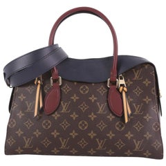 Louis Vuitton Tuileries Handbag Monogram Canvas with Leather