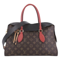 Louis Vuitton Tuileries Handbag Monogram Canvas with Leather