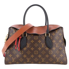 Louis Vuitton Tuileries Handbag Monogram Canvas with Leather