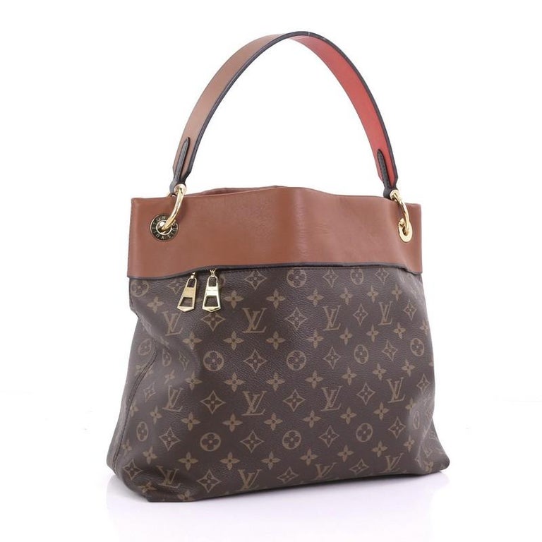 Louis Vuitton Tuileries Hobo Monogram Canvas with Leather at 1stdibs