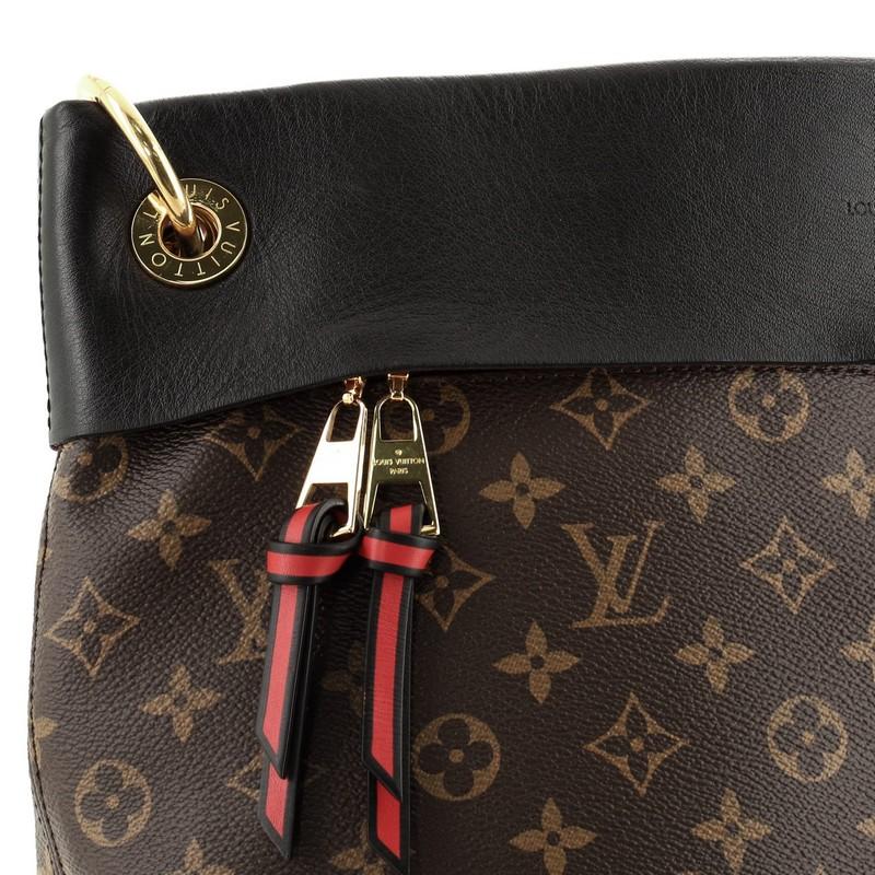 Louis Vuitton Tuileries Hobo Monogram Canvas with Leather 1