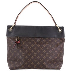 Louis Vuitton Tuileries Hobo Monogram Canvas with Leather