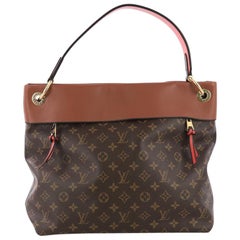 Louis Vuitton Tuileries Hobo Monogram Canvas with Leather