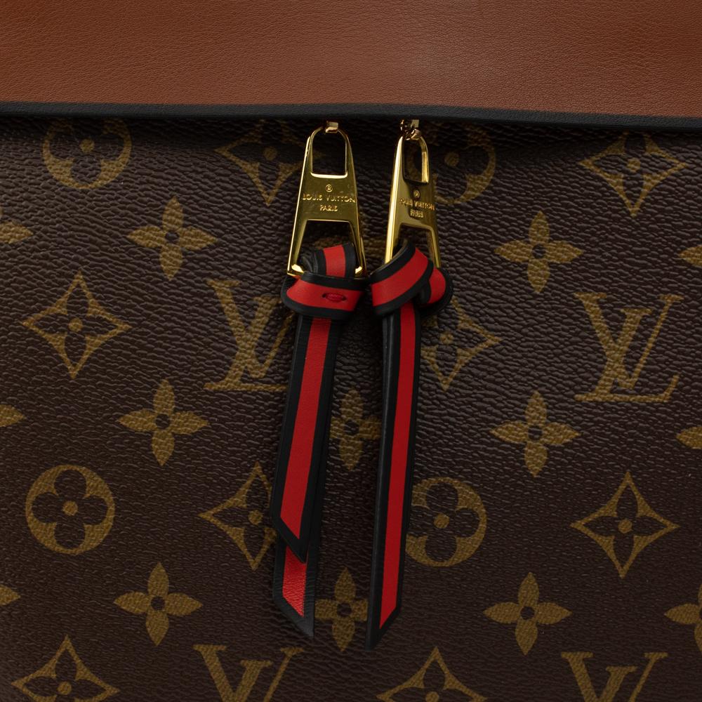 LOUIS VUITTON, Tuileries in brown canvas For Sale 5
