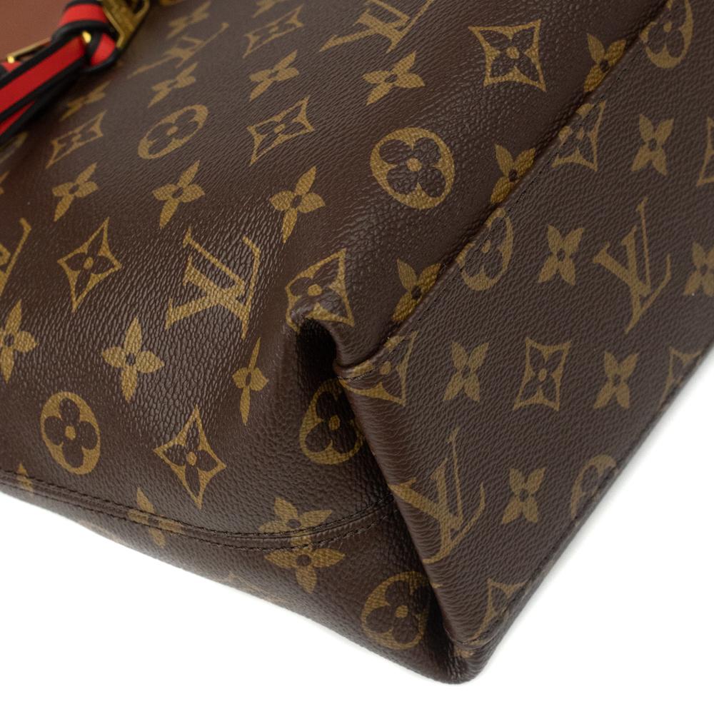 LOUIS VUITTON, Tuileries in brown canvas For Sale 7