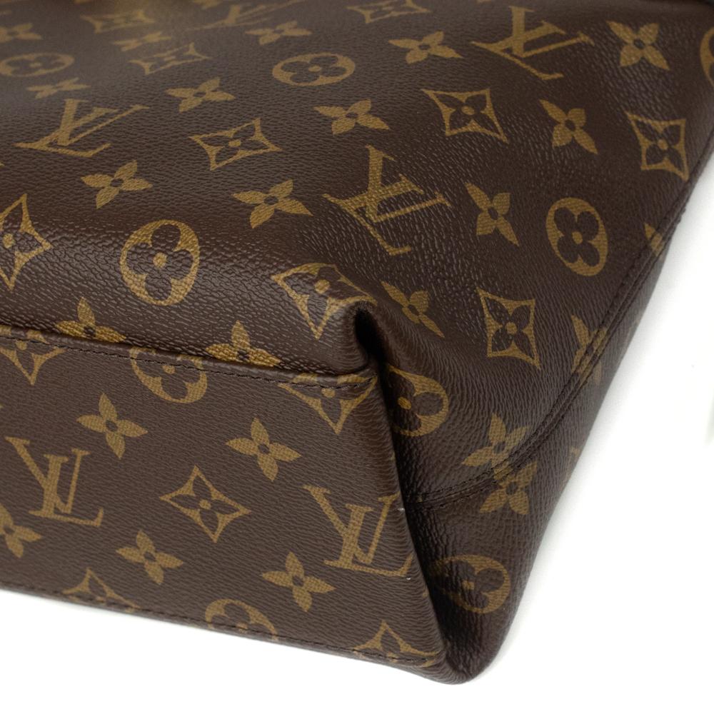 LOUIS VUITTON, Tuileries in brown canvas For Sale 8