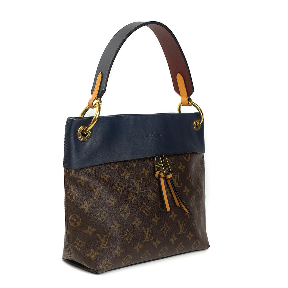- Designer: LOUIS VUITTON
- Model: Tuileries
- Condition: Very good condition. Sign of wear on Leather, Minor sign of wear on base corners, Scratches on hardware
- Accessories: Dustbag, Strap (Removable Non Adjustable), Box
- Measurements: Width: