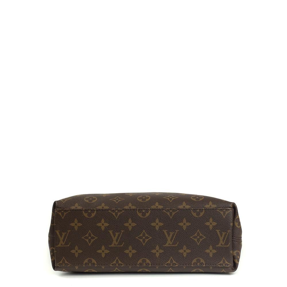 LOUIS VUITTON, Tuileries in brown canvas In Good Condition In Clichy, FR