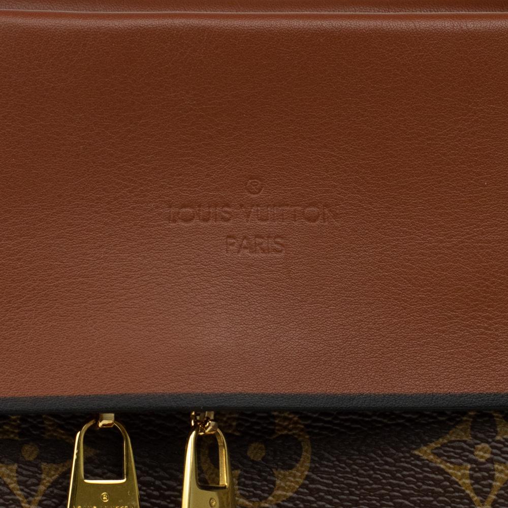 LOUIS VUITTON, Tuileries in brown canvas For Sale 4