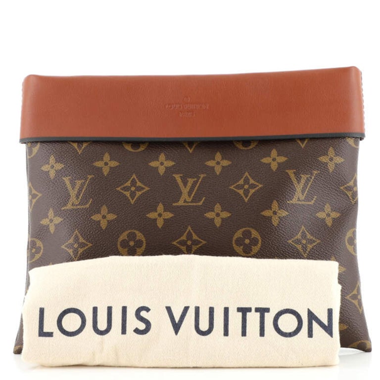Louis Vuitton Tuileries Pochette Monogram Canvas with Leather