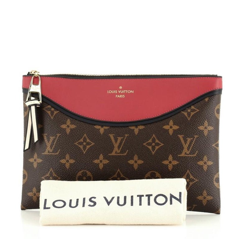 Louis Vuitton Tuileries Pochette NM Monogram Canvas with Leather For Sale at 1stDibs