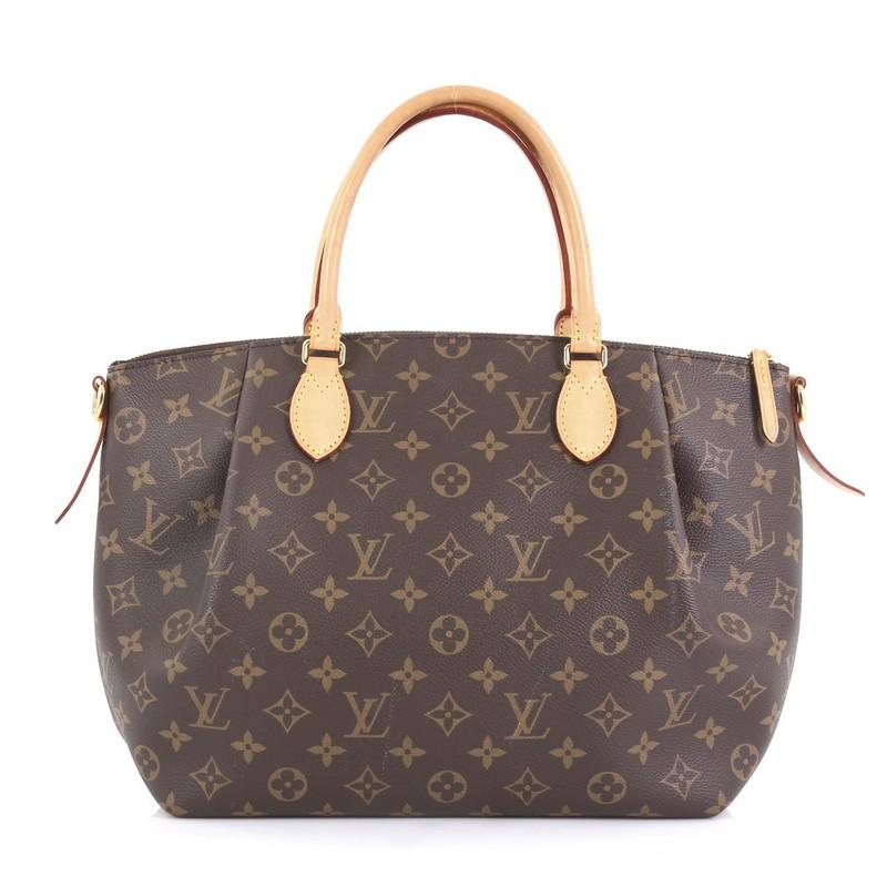 Gray Louis Vuitton Turenne Handbag Monogram Canvas MM