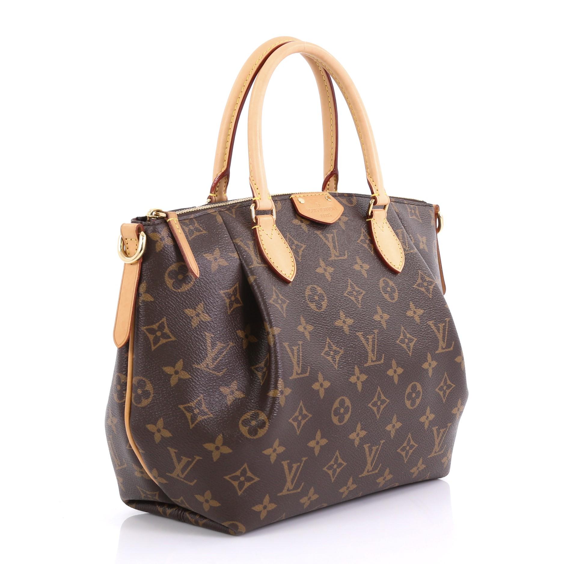 Black Louis Vuitton Turenne Handbag Monogram Canvas PM