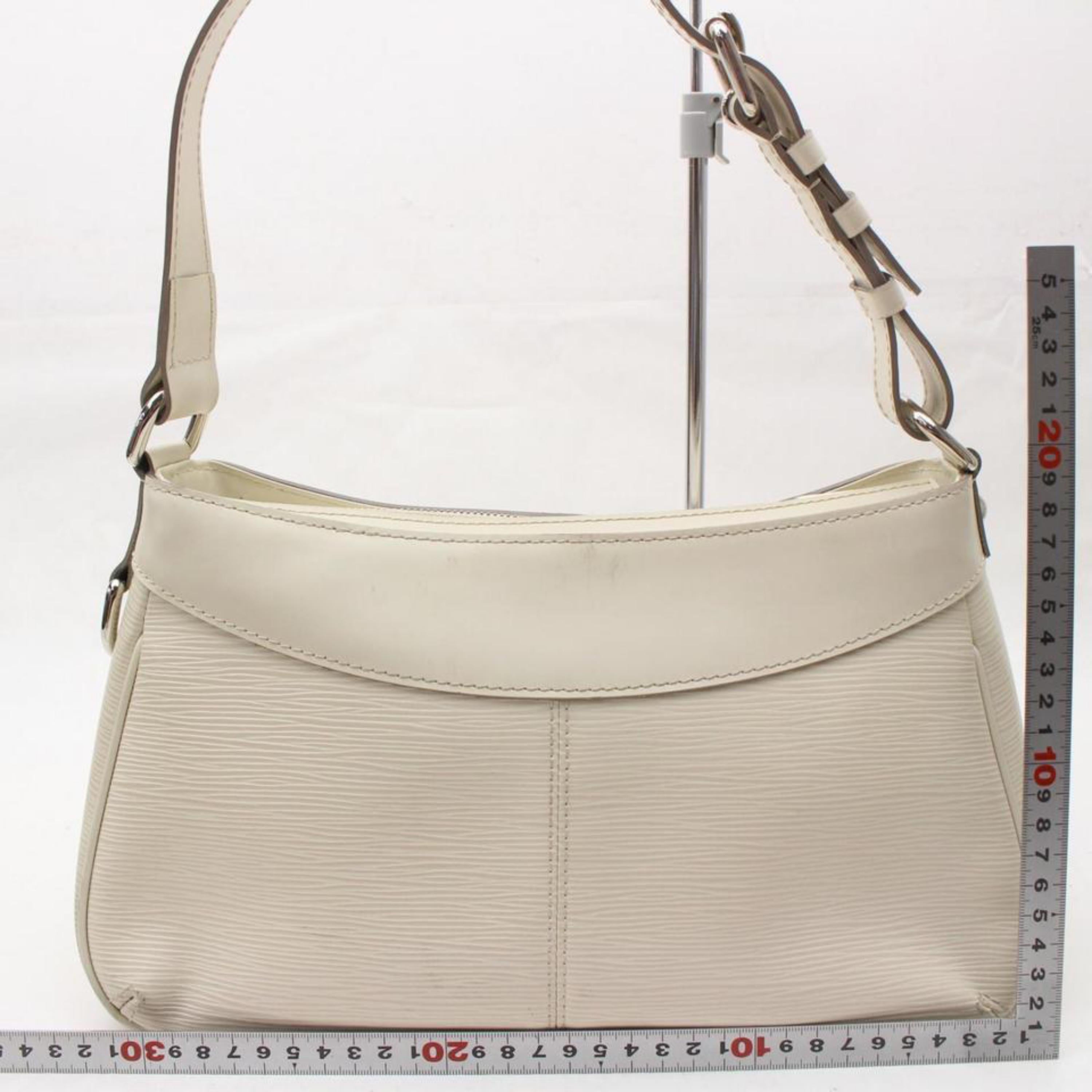 Louis Vuitton Turenne Pm 867967 White Leather Shoulder Bag 6