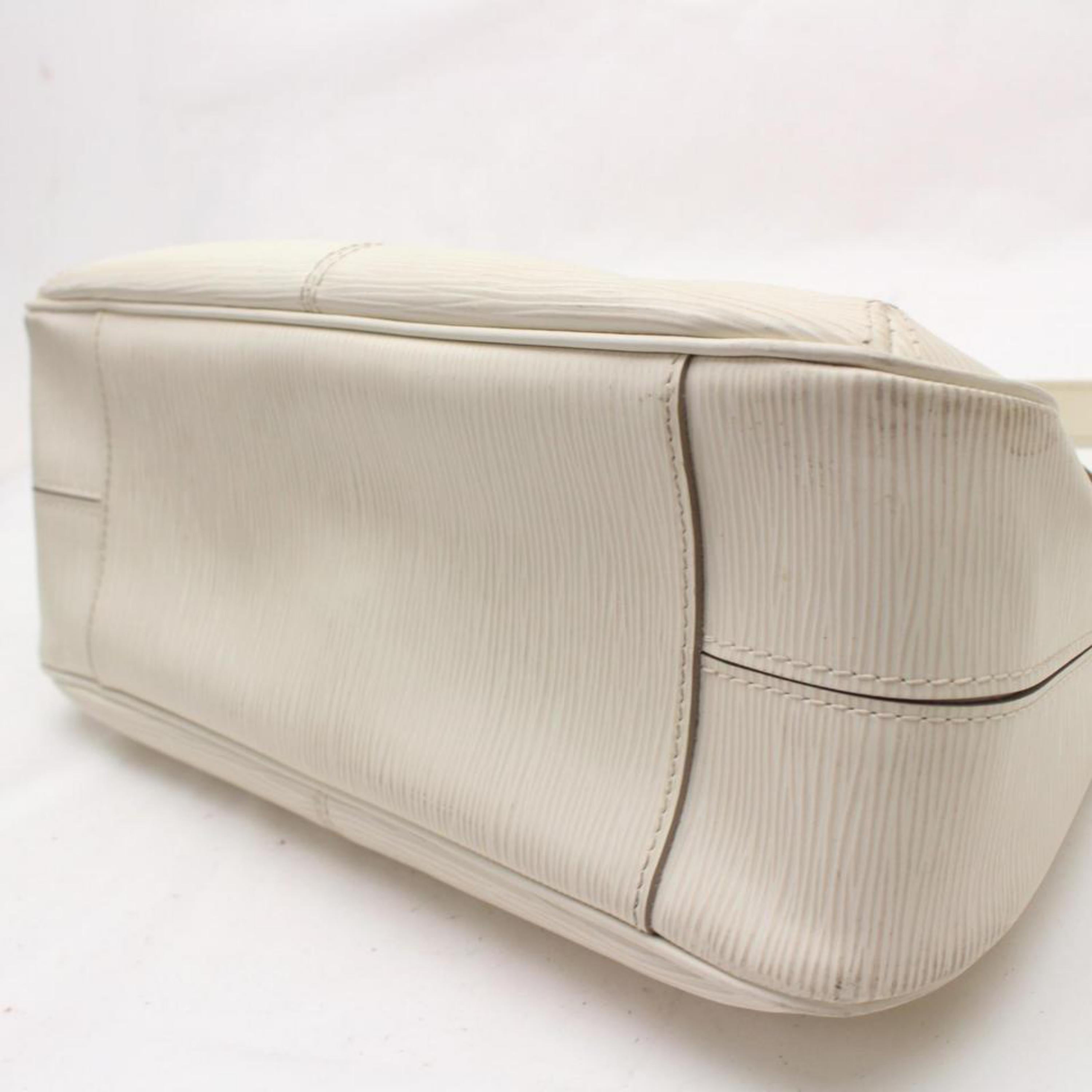 Louis Vuitton Turenne Pm 867967 White Leather Shoulder Bag 7