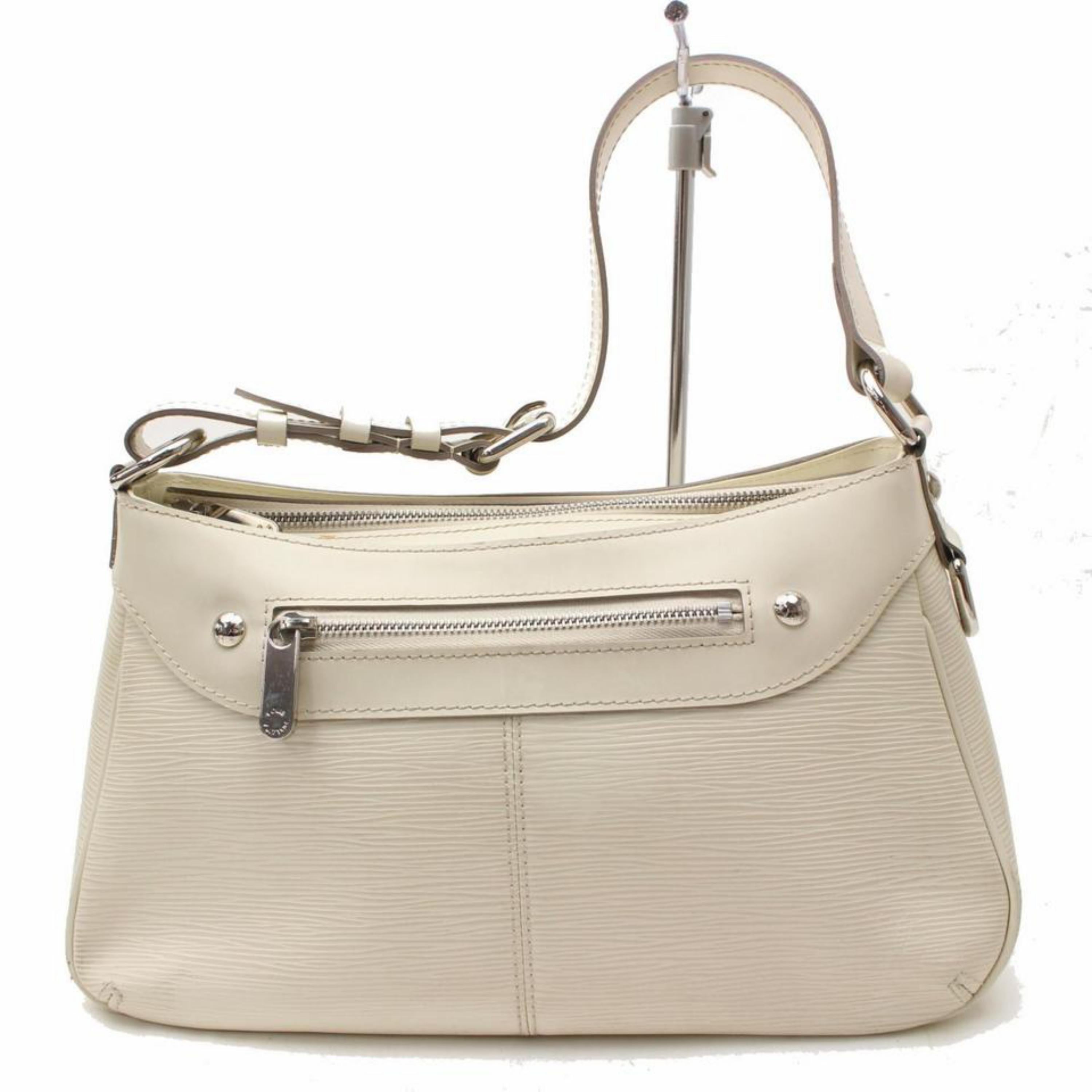Louis Vuitton Turenne Pm 867967 White Leather Shoulder Bag 3