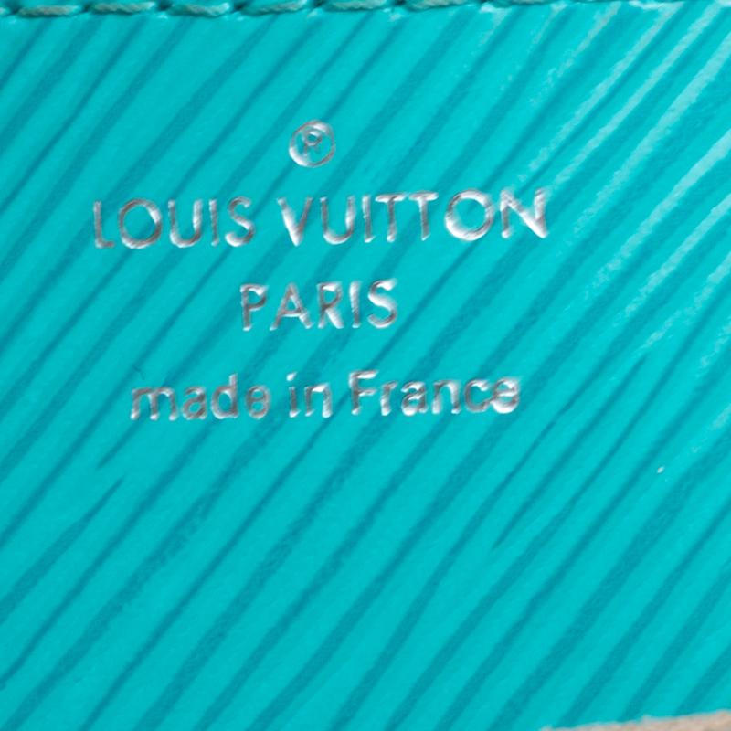 Louis Vuitton Turquoise Epi Leather Twist PM Bag 4
