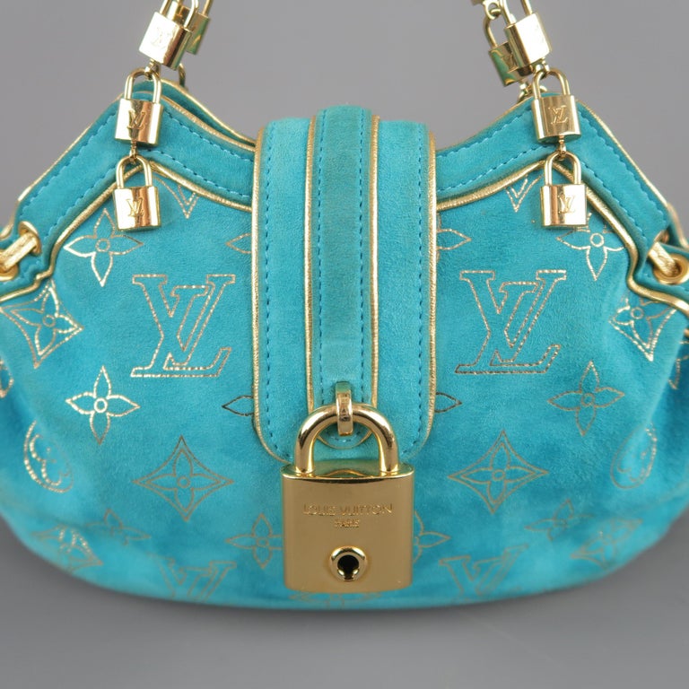 Vintage Louis Vuitton Turquoise Mini Lock Bag – Treasures of NYC