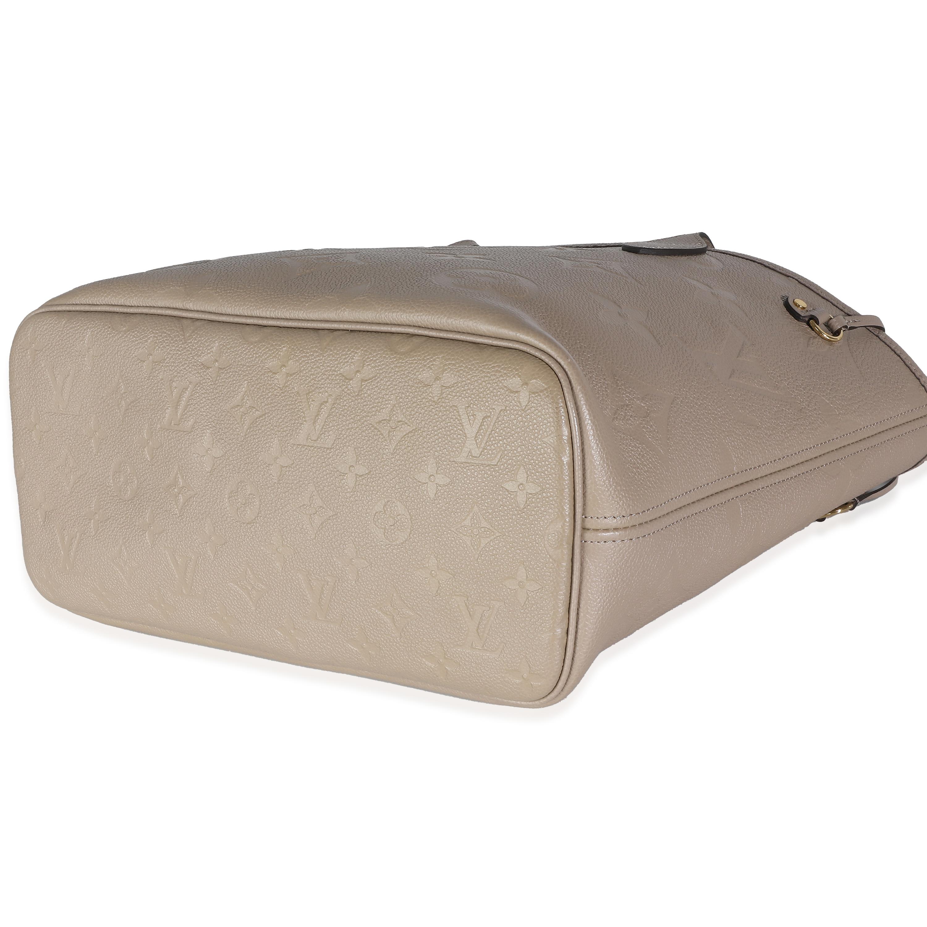 Women's Louis Vuitton Turtledove Giant Monogram Empreinte Neverfull MM