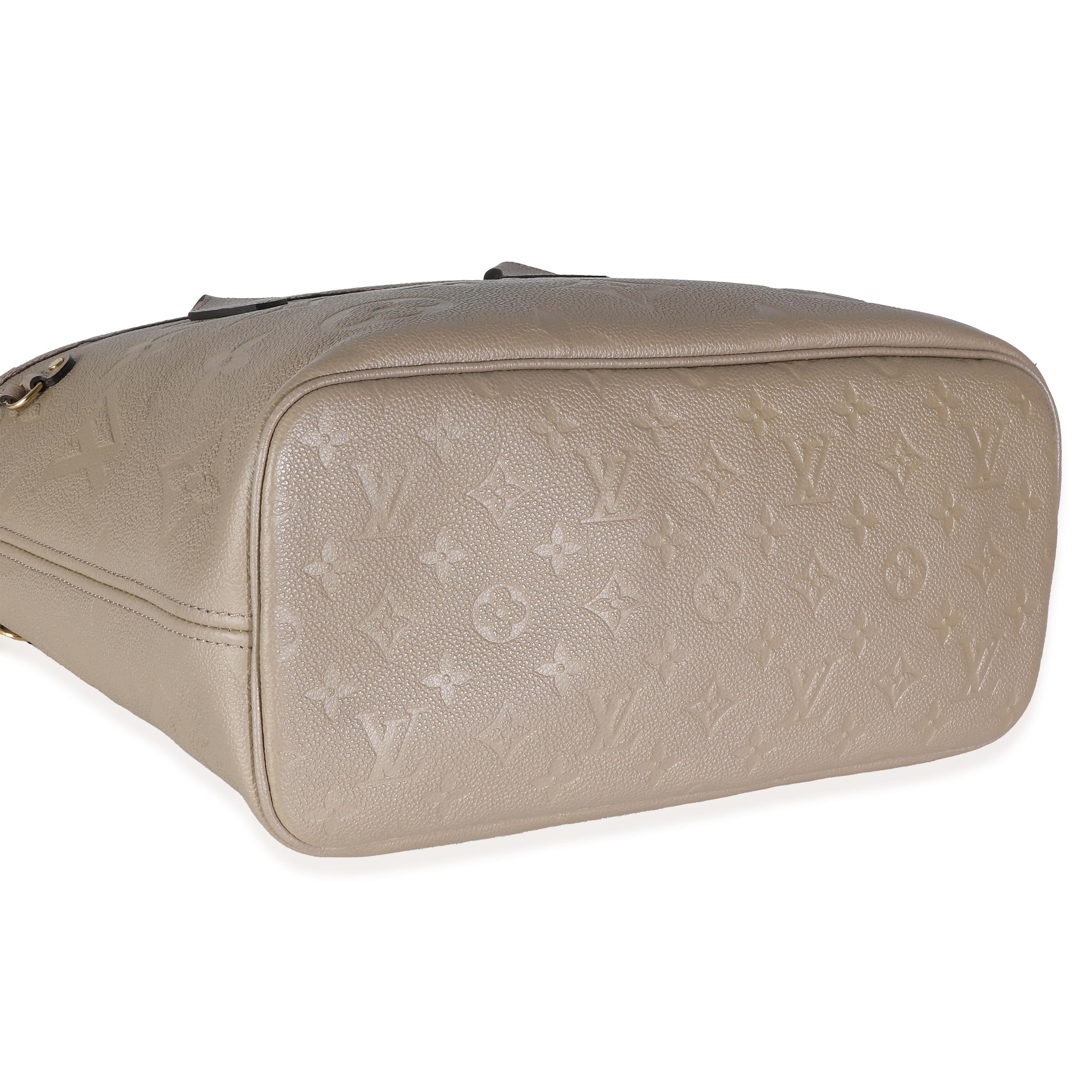 Louis Vuitton Turtledove Giant Monogram Empreinte Neverfull MM 1