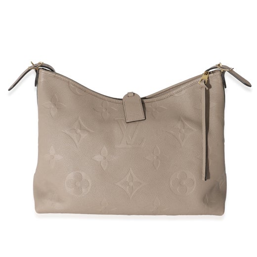 Louis Vuitton Turtledove Monogram Empreinte Carryall mm - Handbag | Pre-owned & Certified | used Second Hand | Unisex