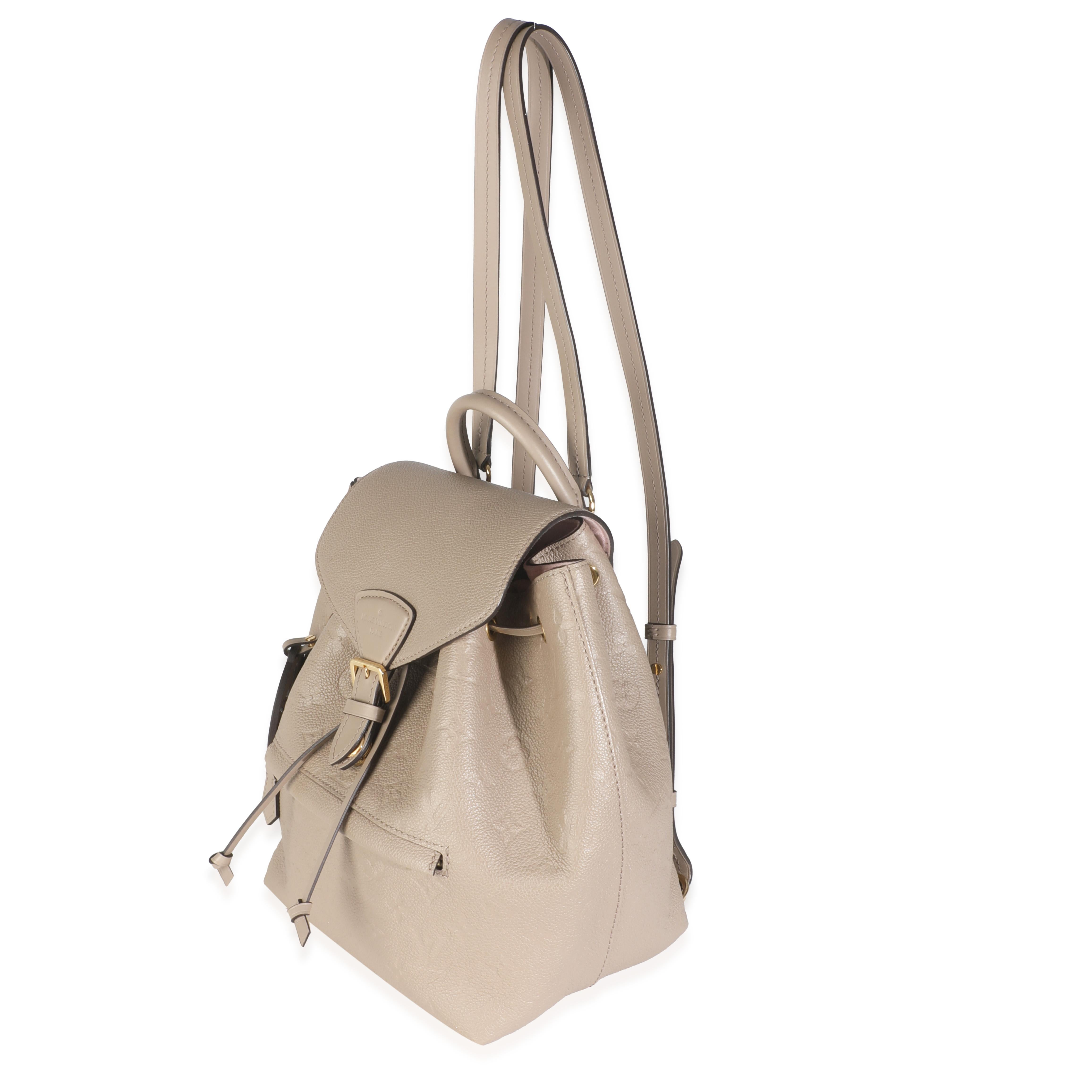 Louis Vuitton Zaino Monogram Empreinte Montsouris tortora NM In condizioni ottime in vendita a New York, NY