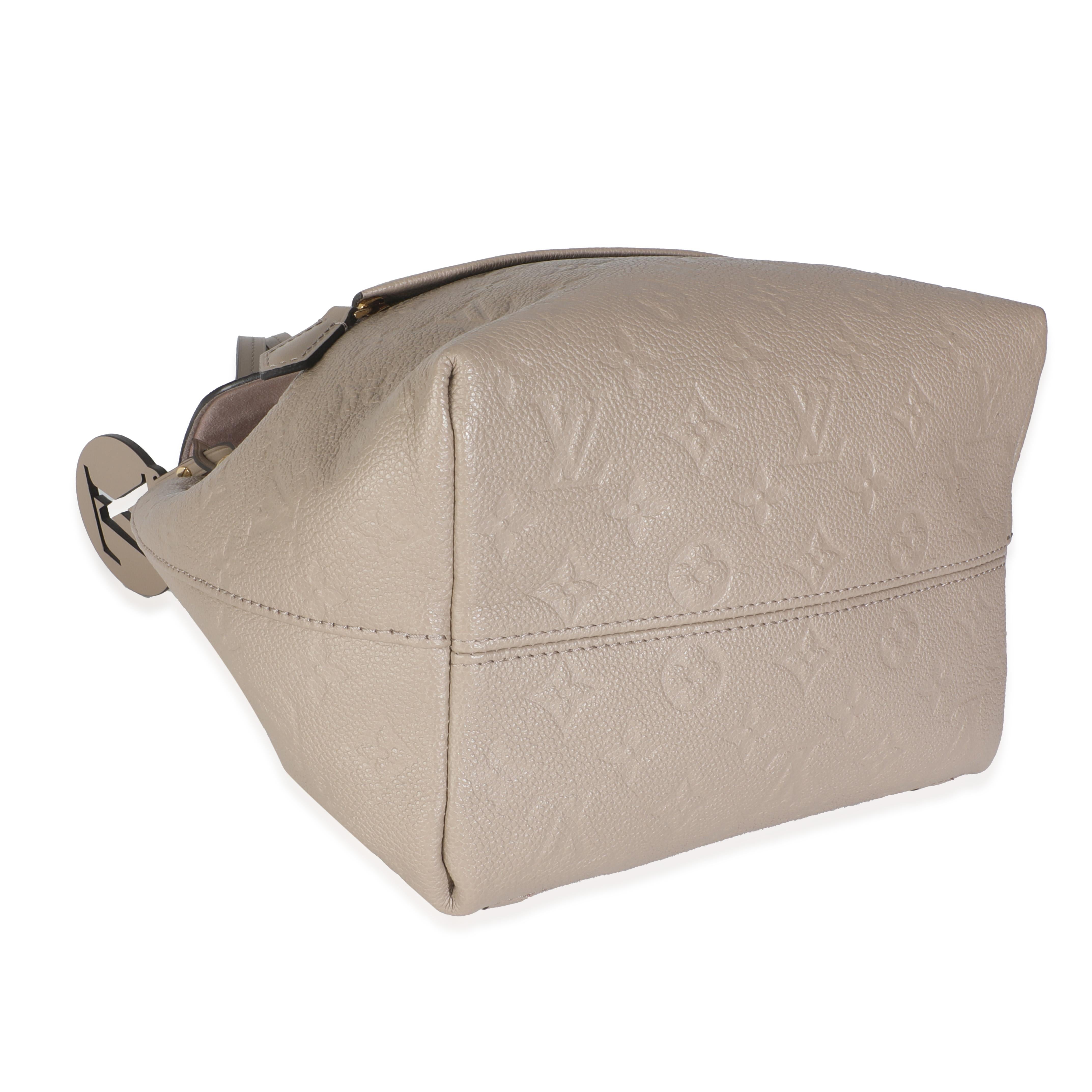 Louis Vuitton Zaino Monogram Empreinte Montsouris tortora NM in vendita 2