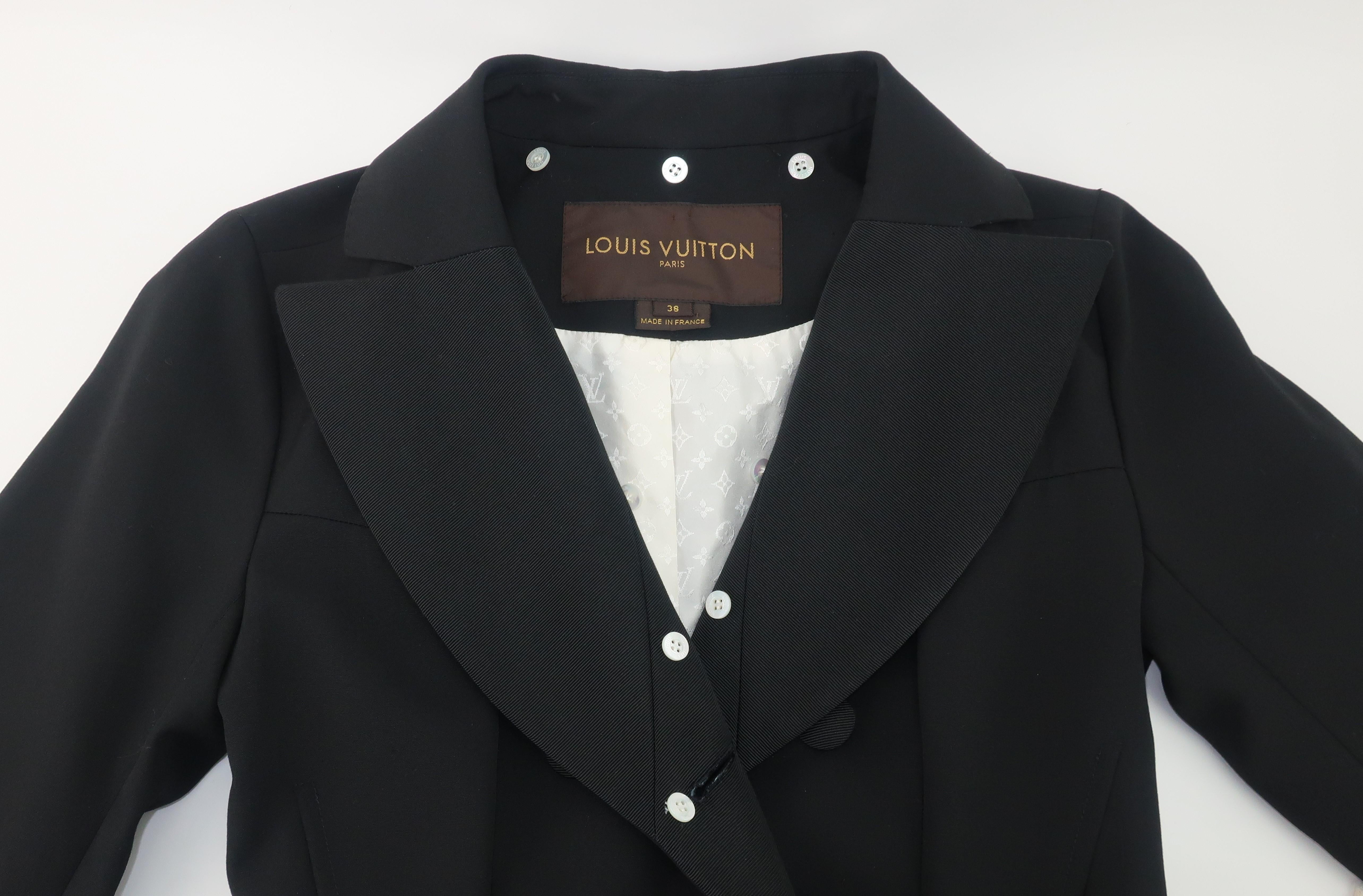 Louis Vuitton Tux Jacket With Pique Collar & Bustle 8
