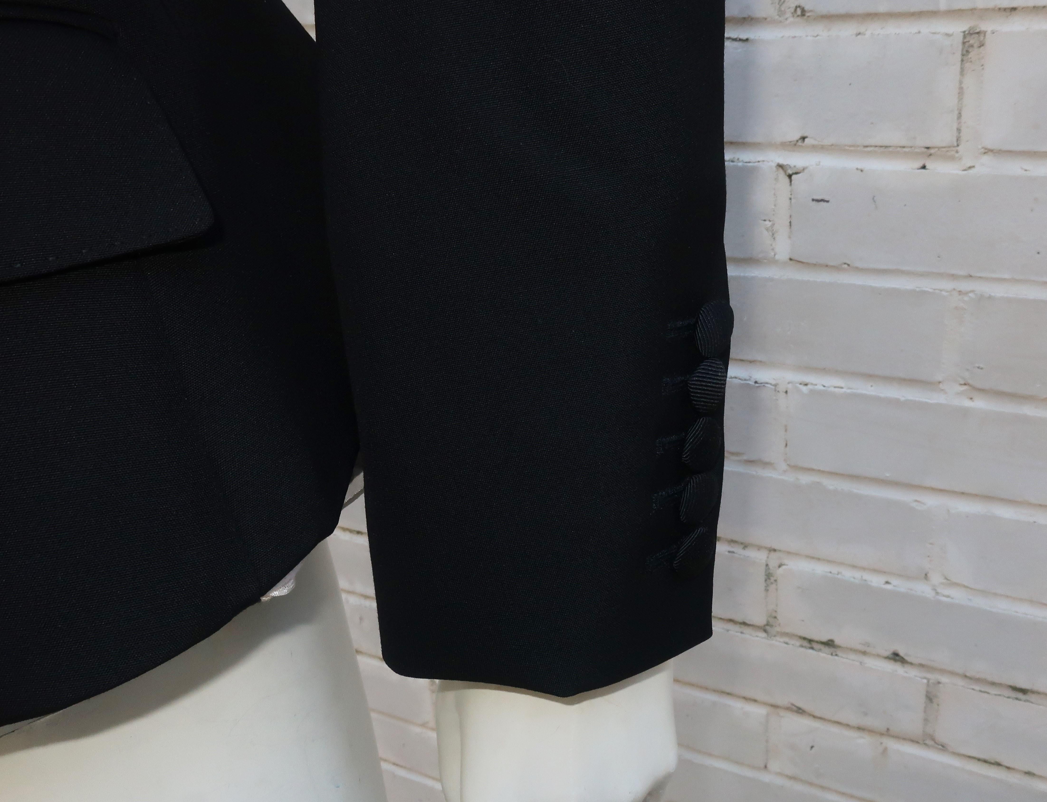 Louis Vuitton Tux Jacket With Pique Collar & Bustle In Good Condition In Atlanta, GA