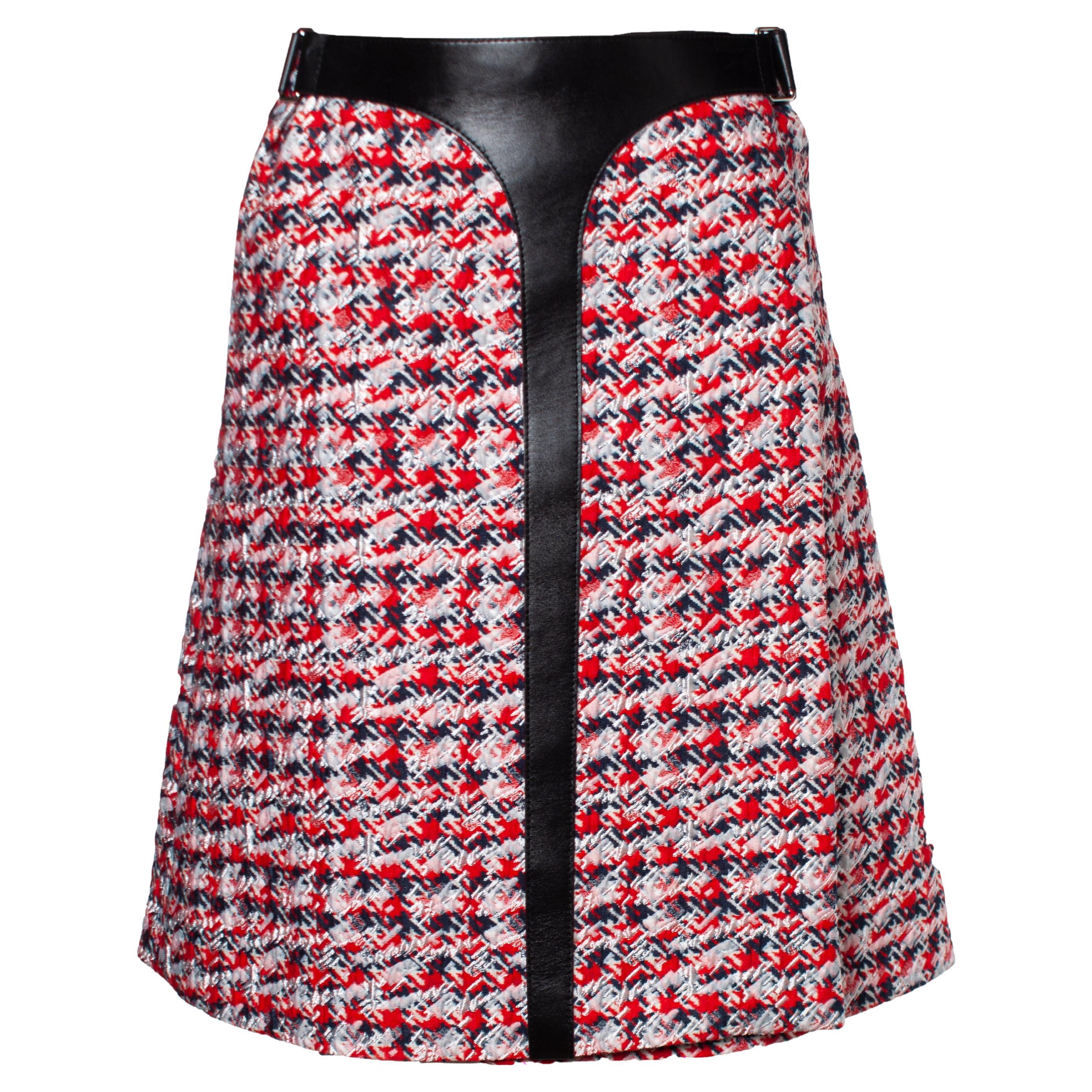 Louis Vuitton, Tweed wrap skirt